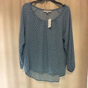 NWT Ann Taylor Loft women's shirt size M